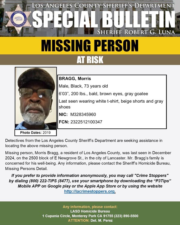 LASD missing Morris