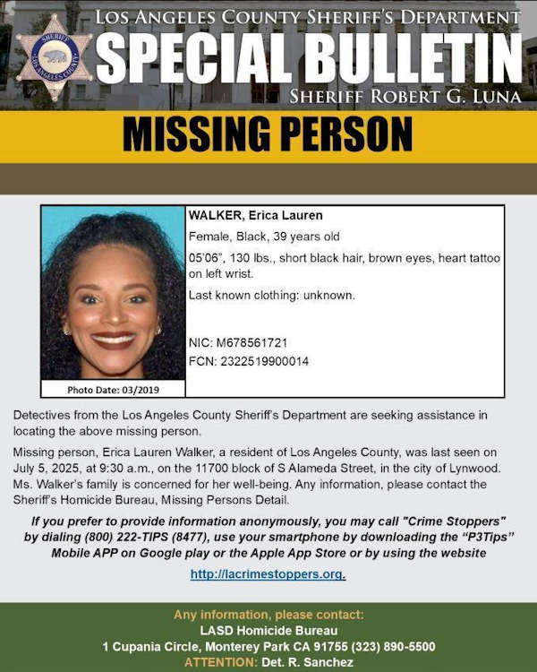 LASD missing Walker