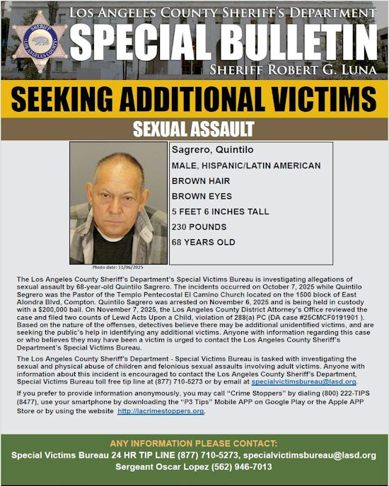 LASD pastor