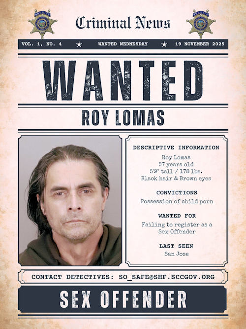 SCSO wanted Lomas