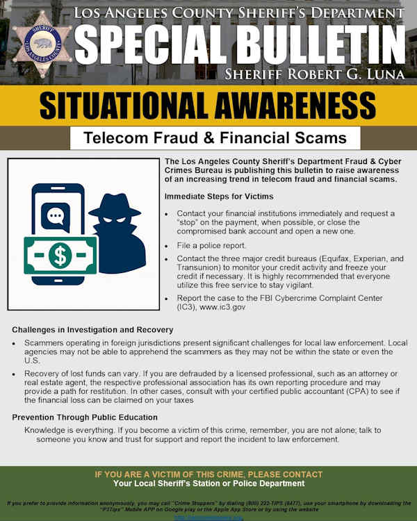 LASD fraud