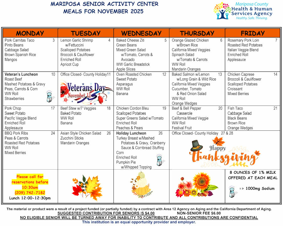 November menu2