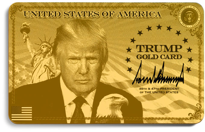 trump gold card