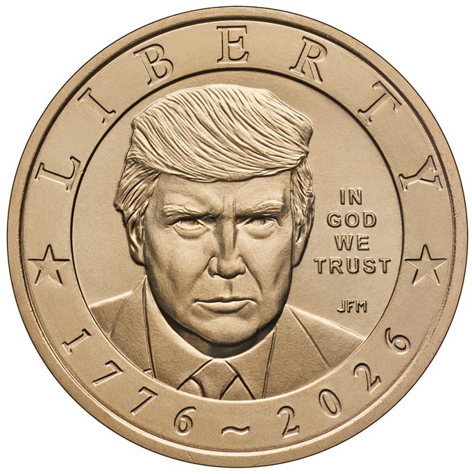 2026 Semiquincentennial President Donald J. Trump $1 Coin 2026 Semiquincentennial President Donald J. Trump $1 Coin