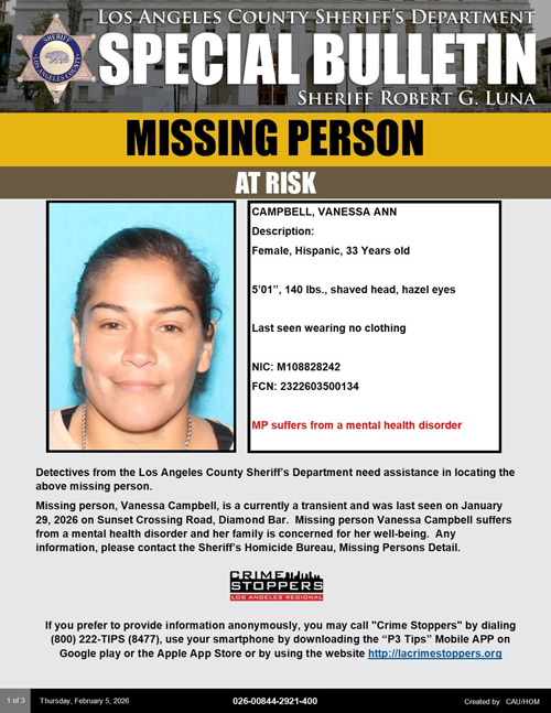 LASD missing Campbell