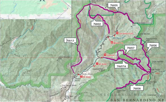 SBSO trail closure map