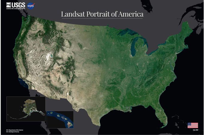 USGS USA Map
