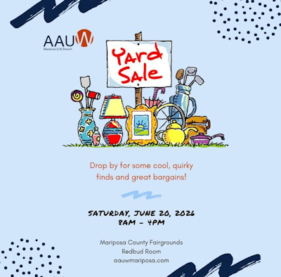 AAUW Mariposa yard sale