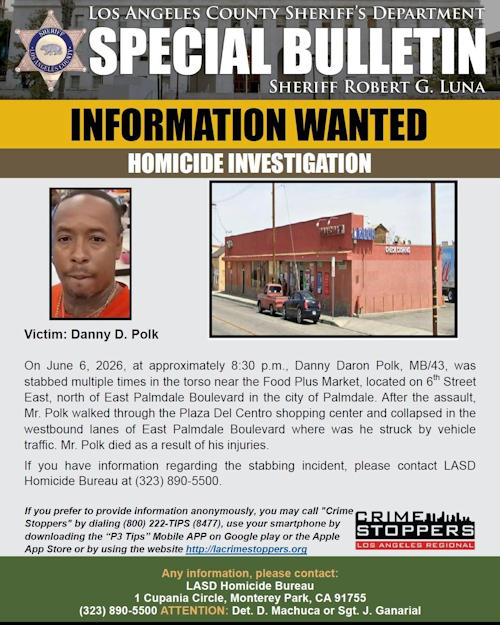 LASD murder Polk