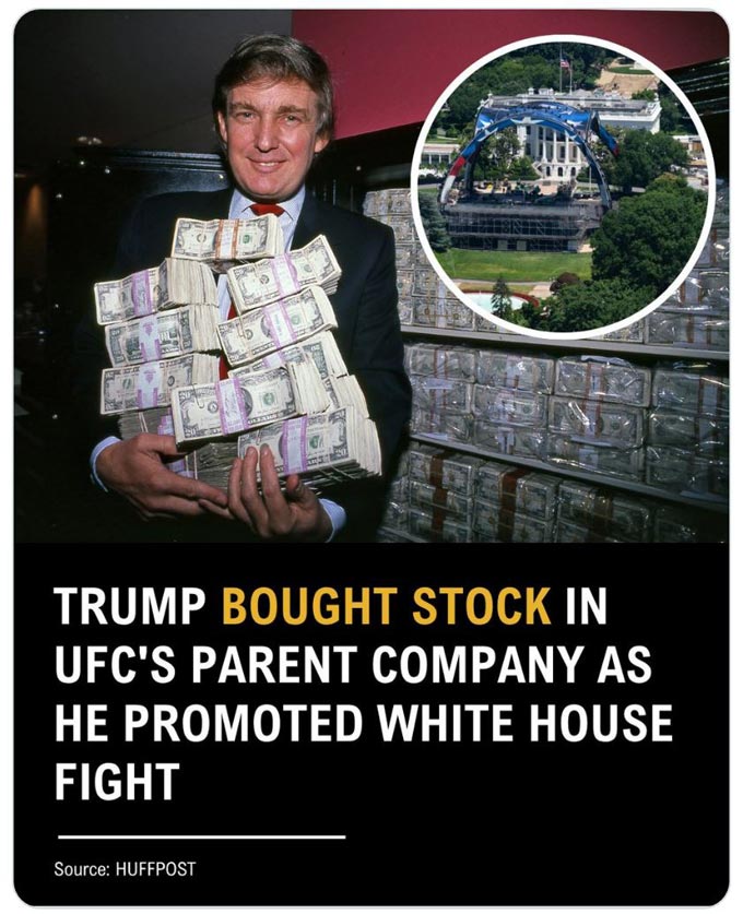 newsom trump ufc615