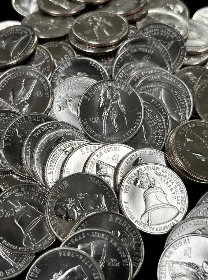Limited-Edition Fourth of July Declaration of Independence Quarters