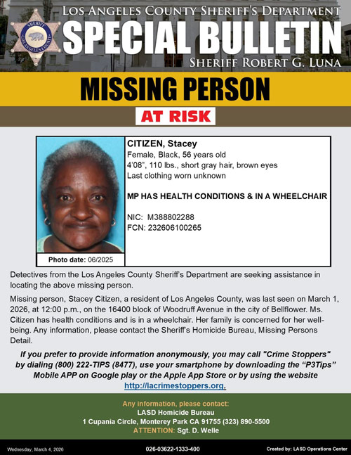 LASD missing Citizen