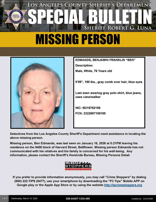 LASD missing Edmands