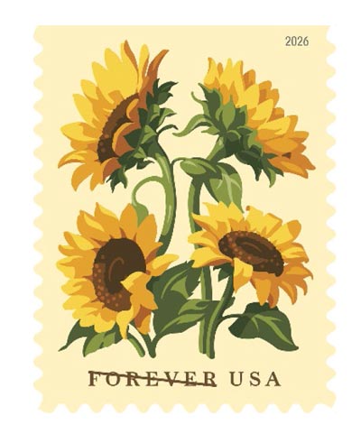 usps315 postal service celebrates sunflowers with new stamp 1