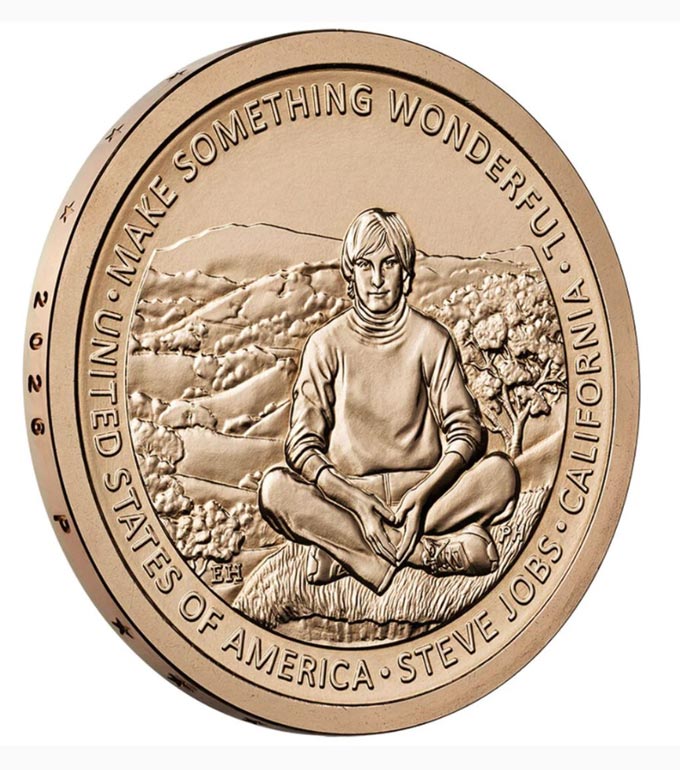 California Steve Jobs American Innovation coin
