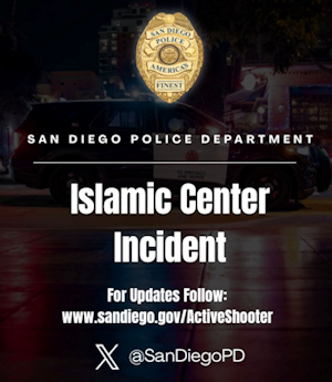 SDPD shooting Islamic Center