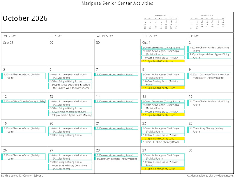 September Calendar