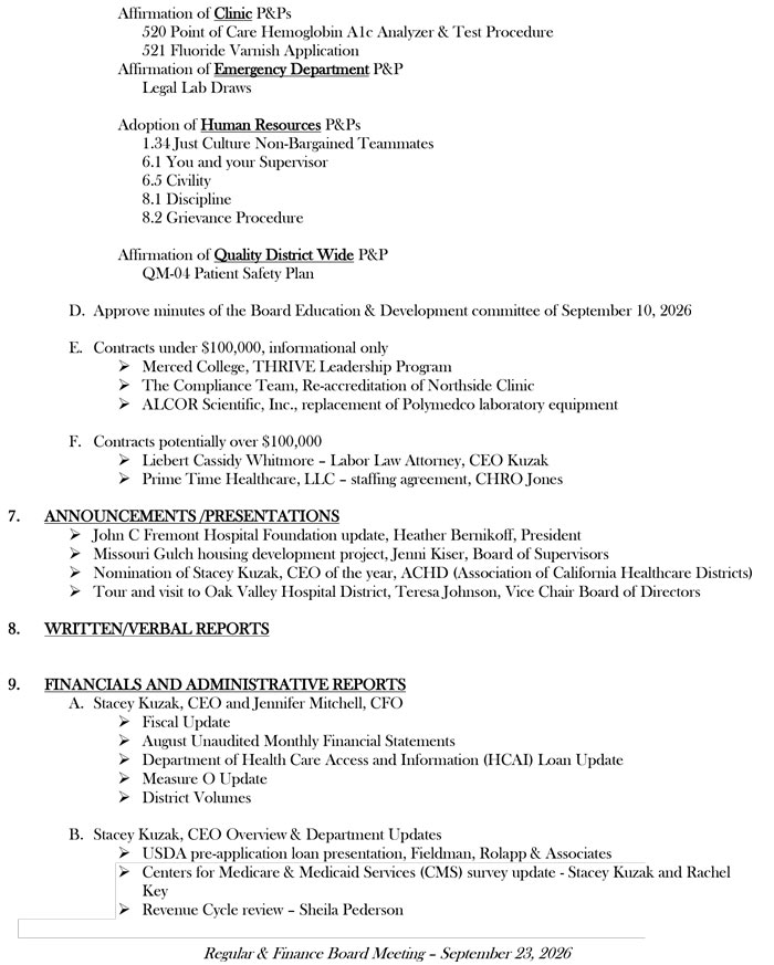 JCF Meeting
