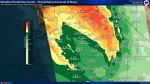 Weather Service Central California Projected Precipitation Totals For Wednesday Through Monday Morning, November 25, Weather System Has Yosemite Valley With Up To 6 Inches Of Rainfall