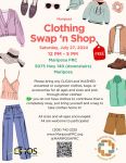 Mariposa Family Resource Center to Hold a Clothing Swap ‘n Shop on Saturday, July 27, 2024