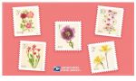 Postal Service Unveils Graceful Low-Denomination Flower Stamps - Flowers Photographed by Harold Davis in His Backyard in Berkeley, California