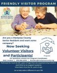 Mariposa County Health & Human Services Seeks Volunteer Visitors and Participants for Friendly Visitor Program