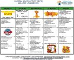 Mariposa County Senior Menu & Activities for November 2024