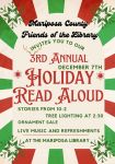 Third Annual Holiday Read Aloud to be Held at the Mariposa County Library on Saturday, December 7, 2024