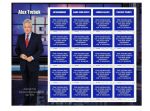 Alex Trebek Featured in Postal Service Category: STAMPS